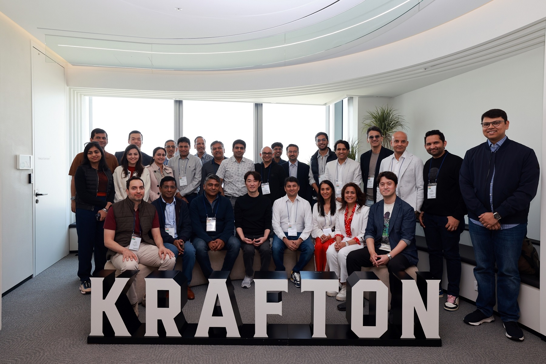 인도 최고 경영자들, 크래프톤 본사 방문…게임-AI 기술 전략 논의